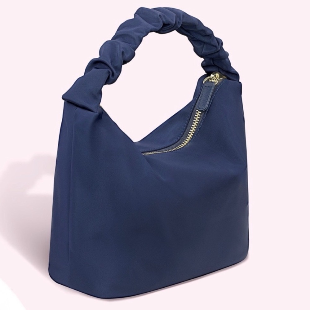 Stoney Clover Lane Scrunch Handle Bag - Navy